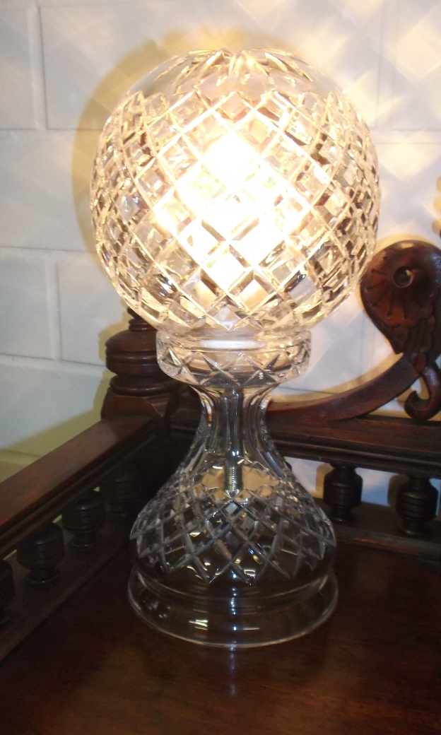 Bohemia shop crystal lamp